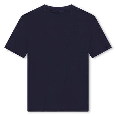 Playera para niño y adolescente azul Boss